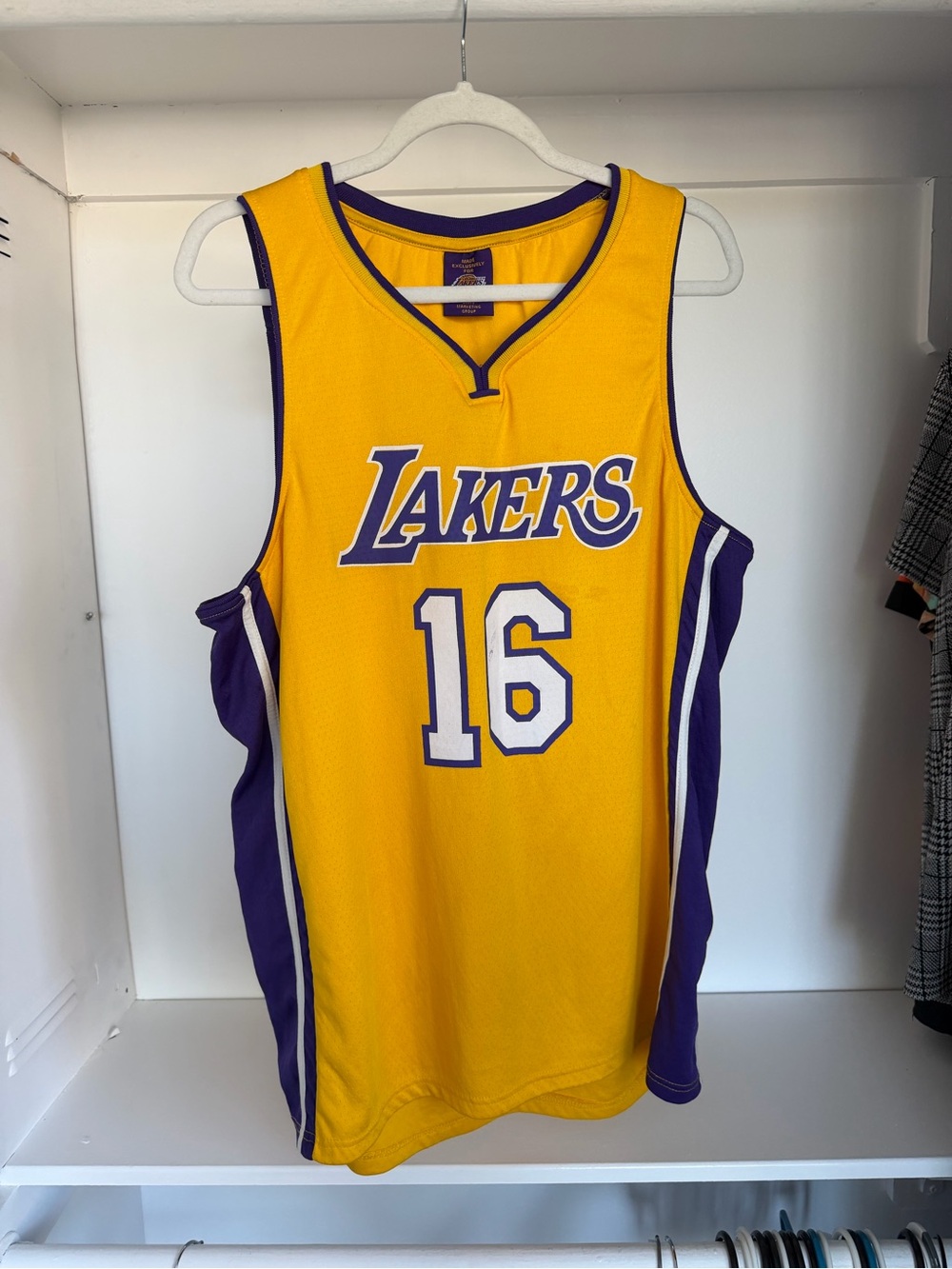 Lakers Gasol #16 Jersey in XL